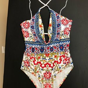 One piece swimsuit. Size XL